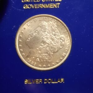Silver Dollar Coin morgan Dollar 1889 Uncirculated Excellent Condition.